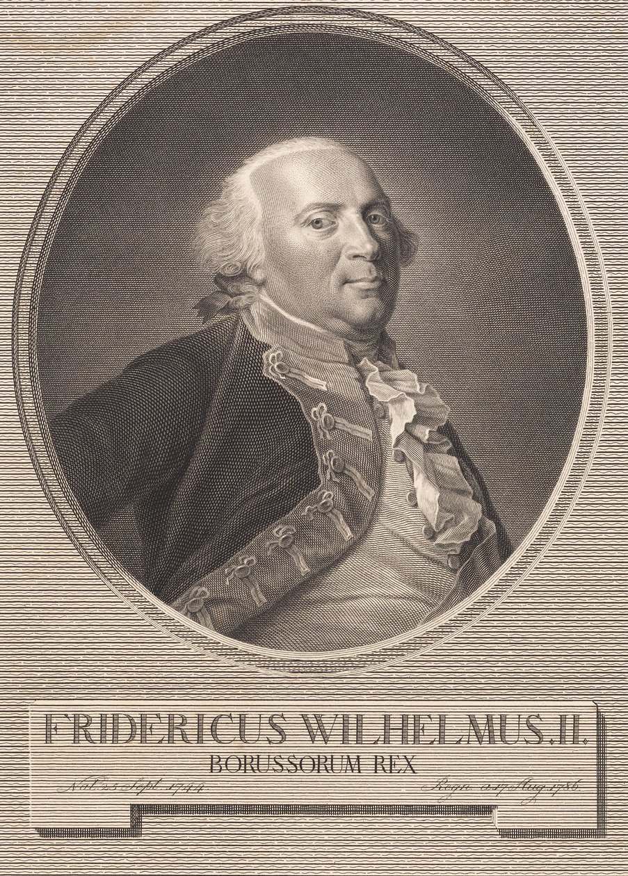 Friedrich Wilhelm II av J.F. Clemens