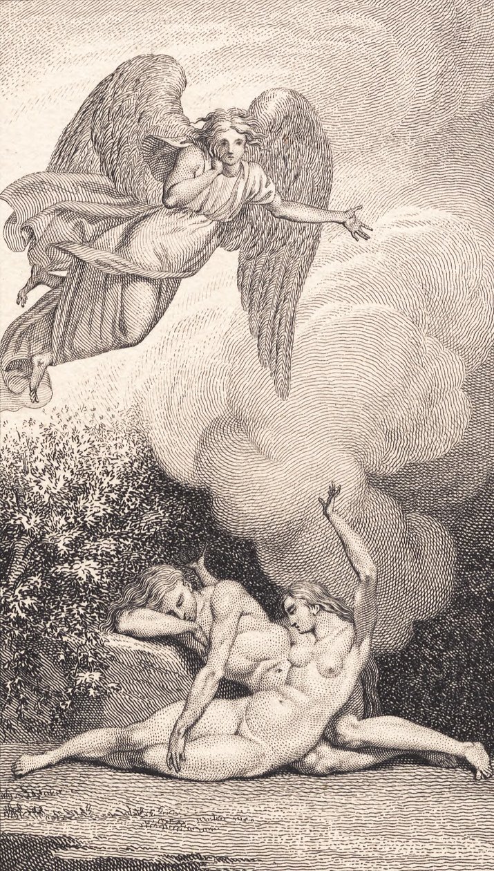 Illustrasjon til Ewalds "Adam og Eva". I av J.F. Clemens