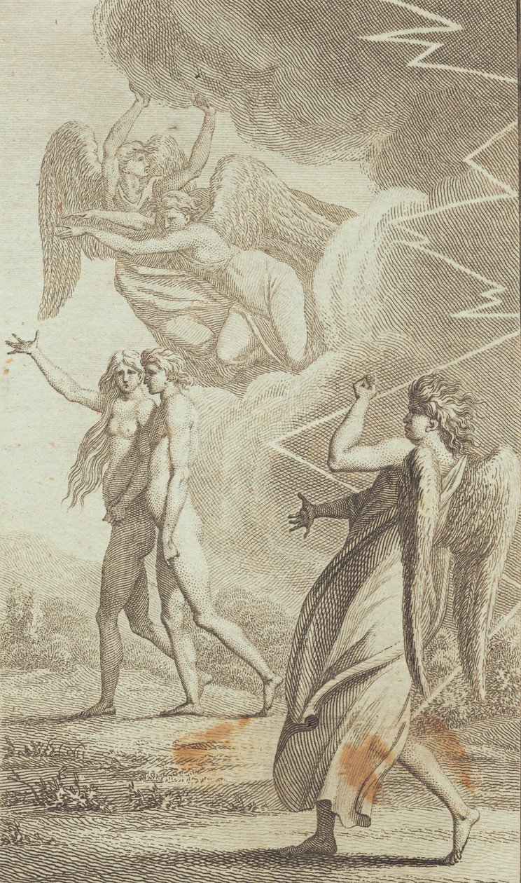 Illustrasjon til Ewalds "Adam og Eva". V av J.F. Clemens
