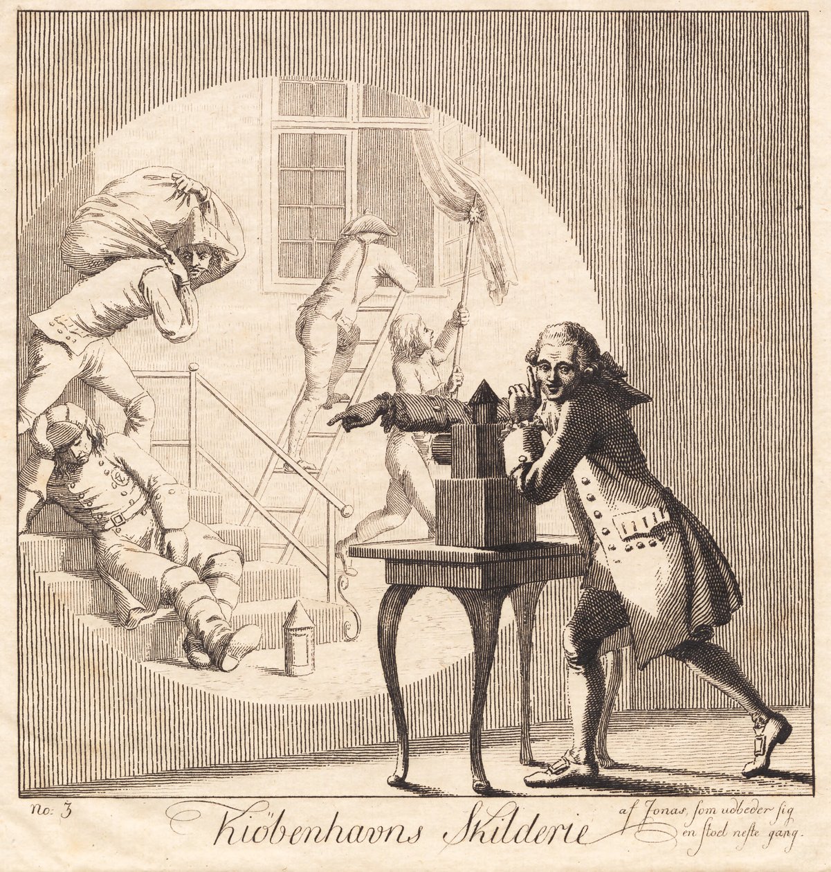 "Kiøbenhavns Skilderie", nr. 3 av J.F. Clemens