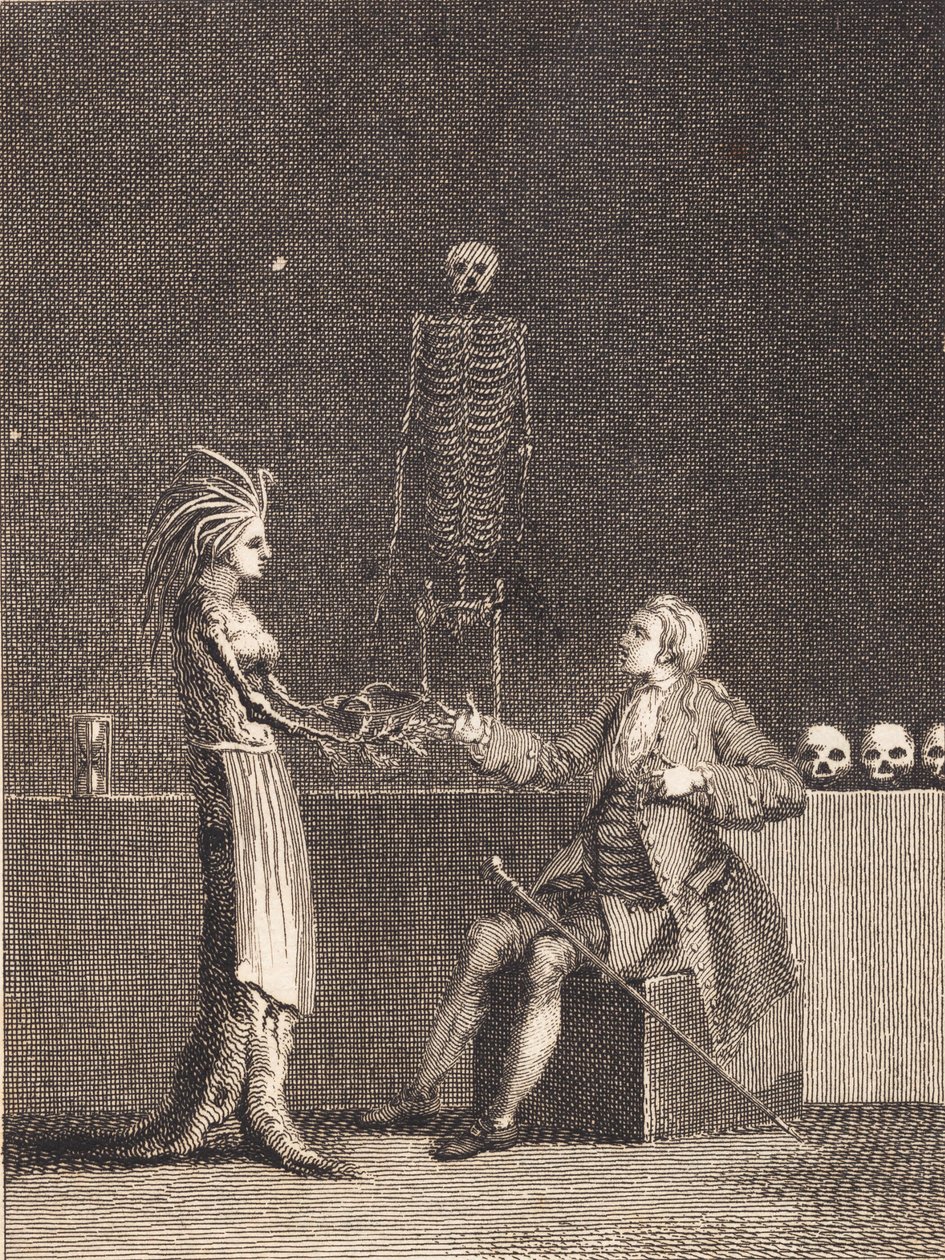 Niels Klim i anatomikammeret av J.F. Clemens