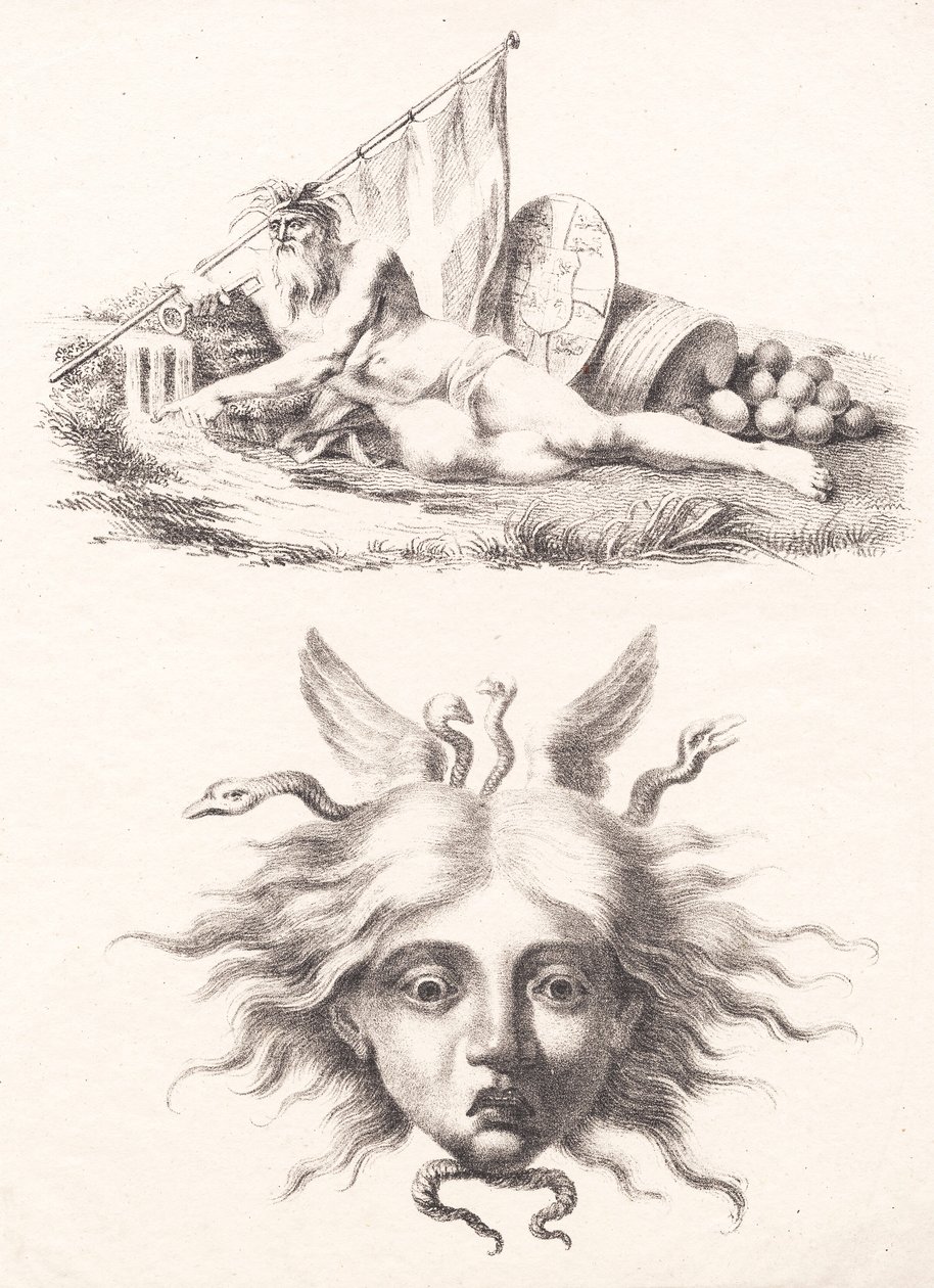Øresund. Medusa hode av J.F. Clemens