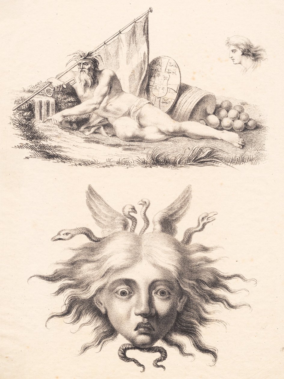 Øresund. Medusa hode av J.F. Clemens