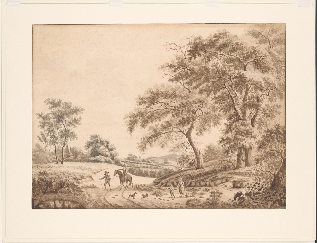 Landskap av J.H. de Friderici (signed by artist)