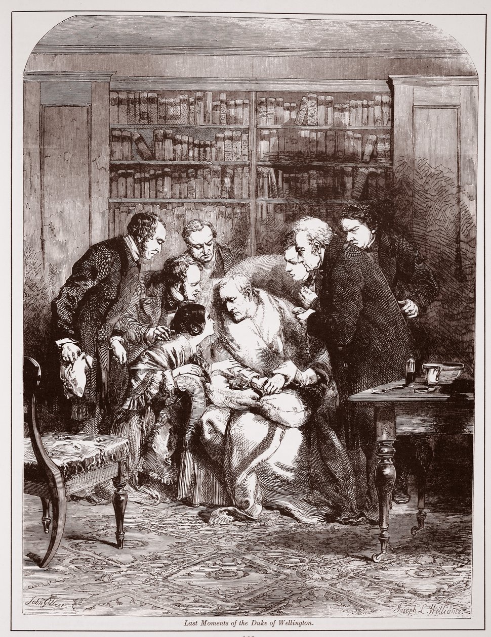 Last Moments of the Duke of Wellington av J.L. Williams