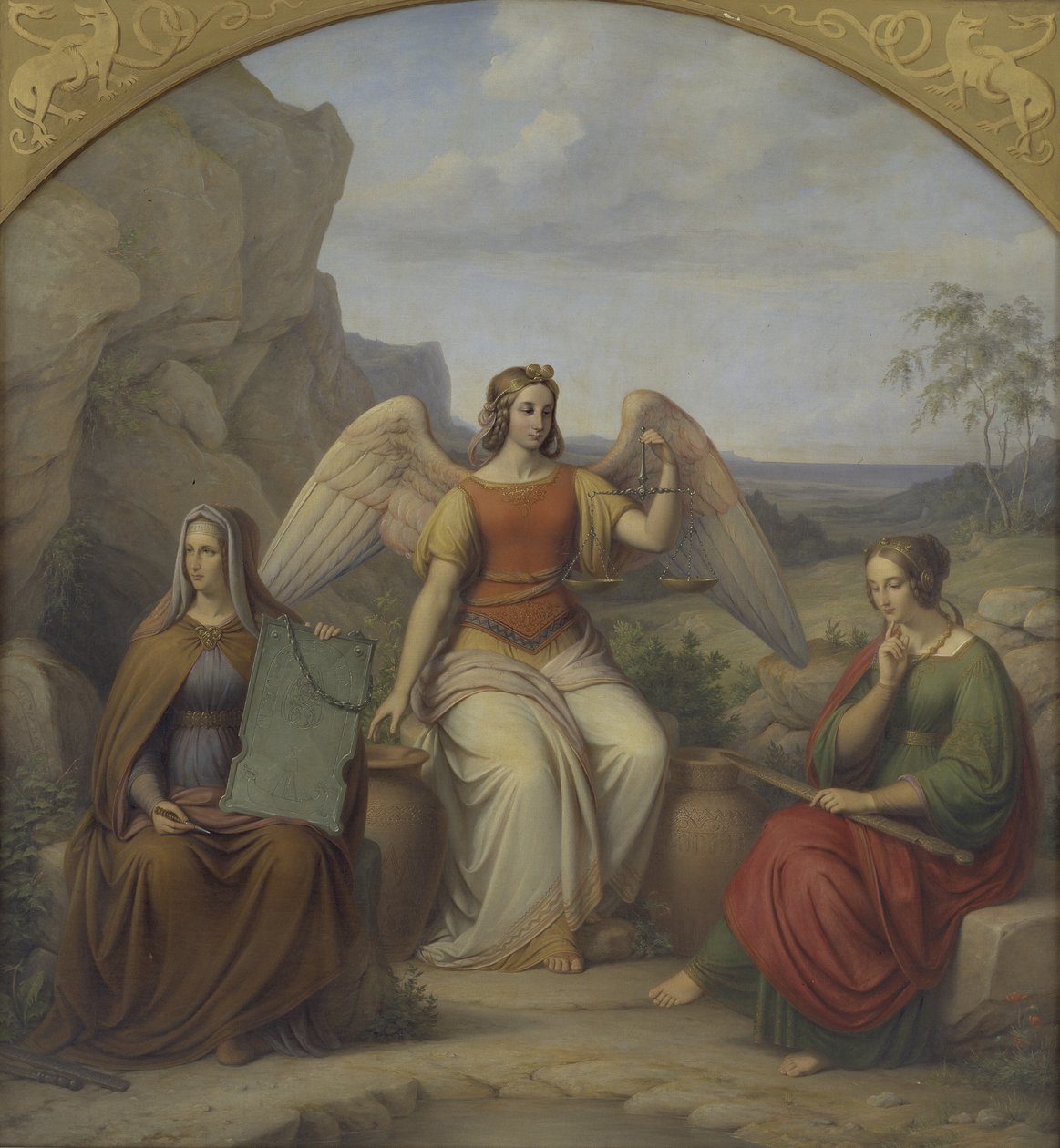 De tre nornene av J.L. Lund