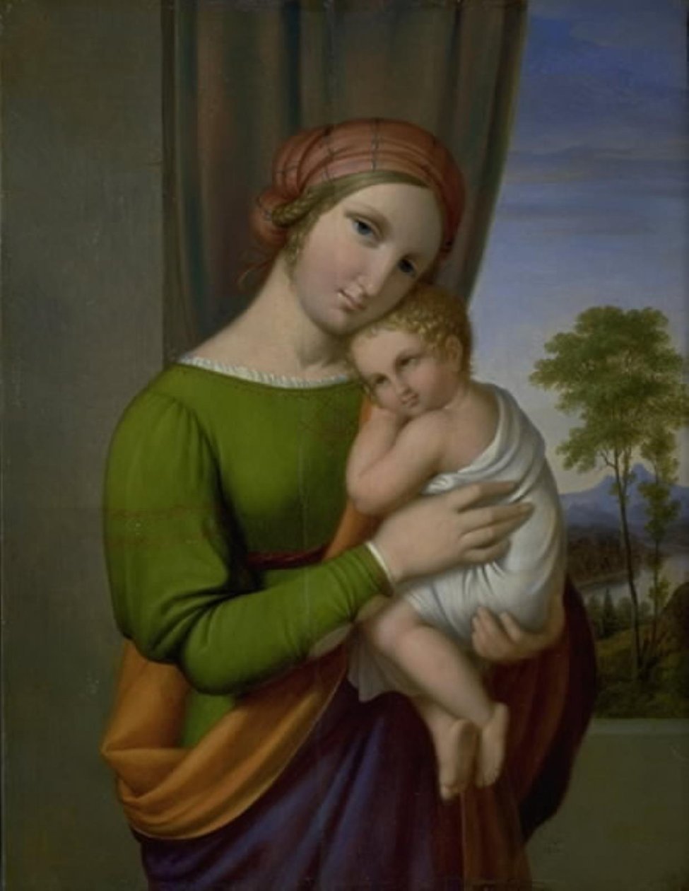 Jomfru Maria med Jesusbarnet av J.L. Lund