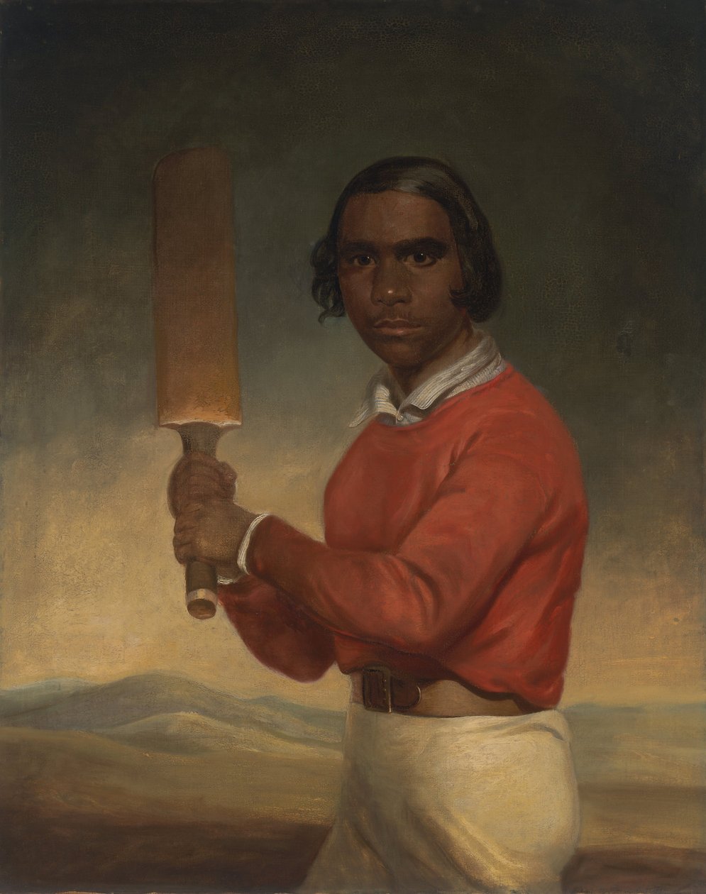 Portrett av Nannultera, en ung Poonindie -cricketer av J.M. Crossland
