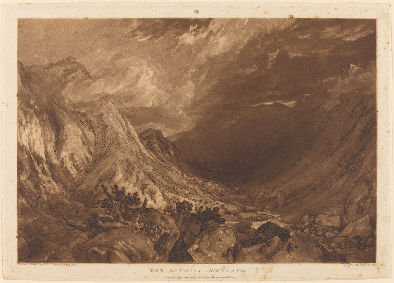 Ben Arthur, utgitt 1819. av Joseph Mallord William Turner