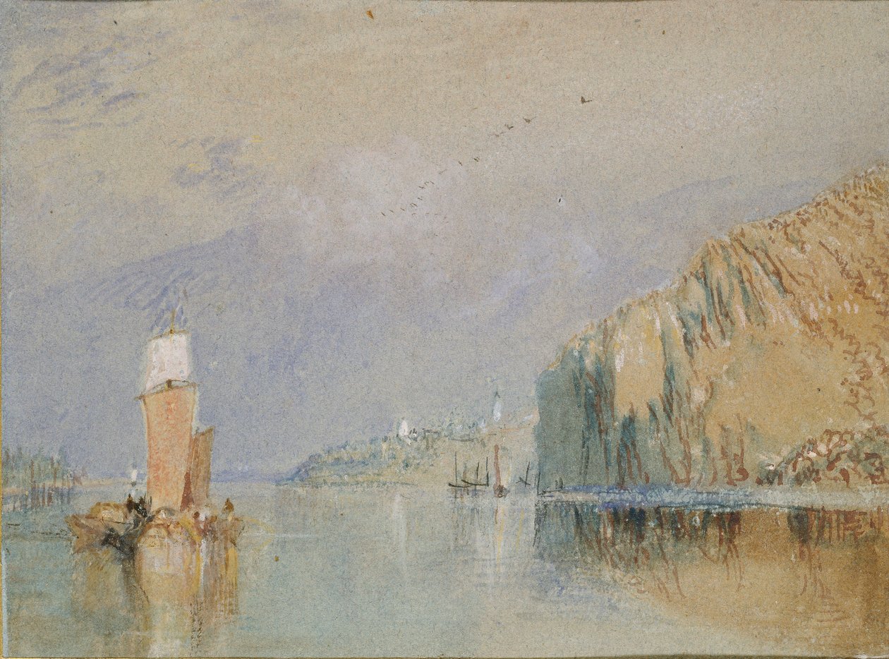 Mauves åssider, c1830 av Joseph Mallord William Turner