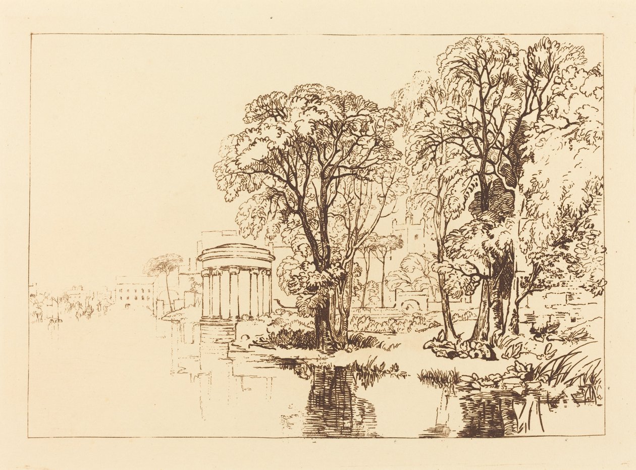 Isleworth, utgitt 1819. av Joseph Mallord William Turner