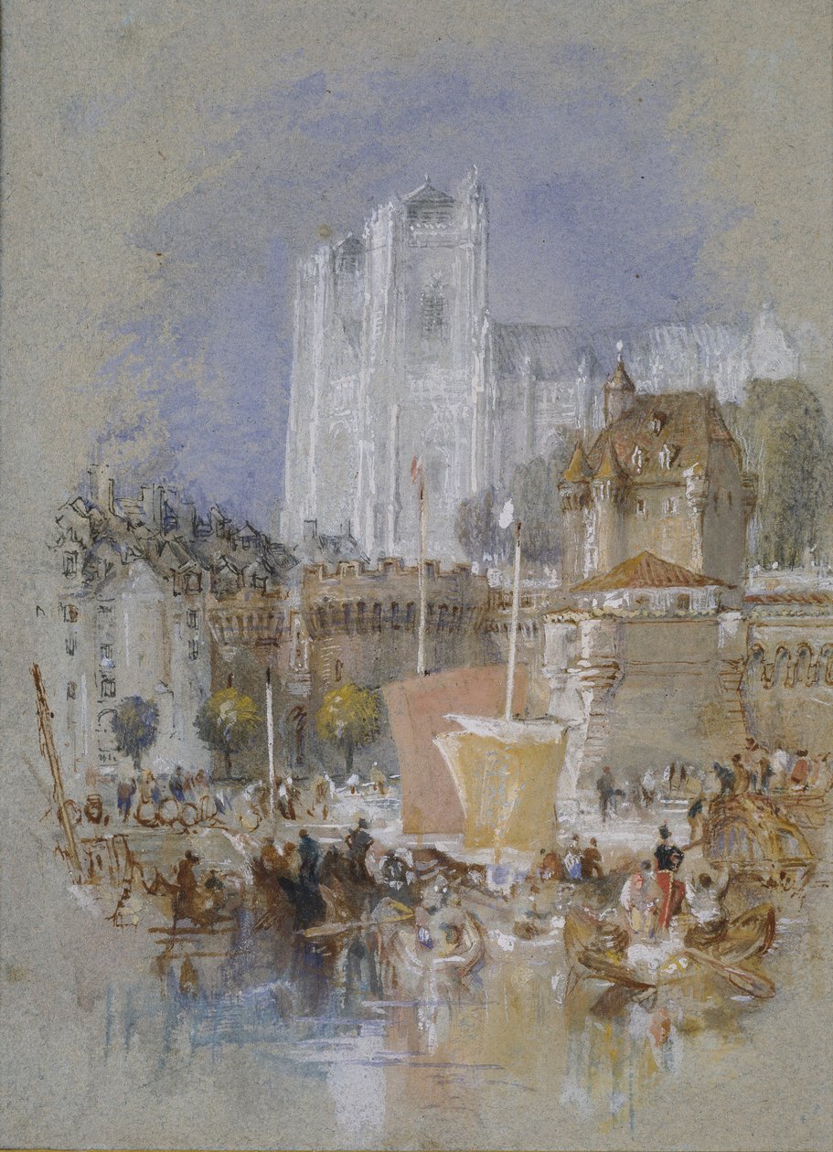 Nantes, 1826-1830 av Joseph Mallord William Turner