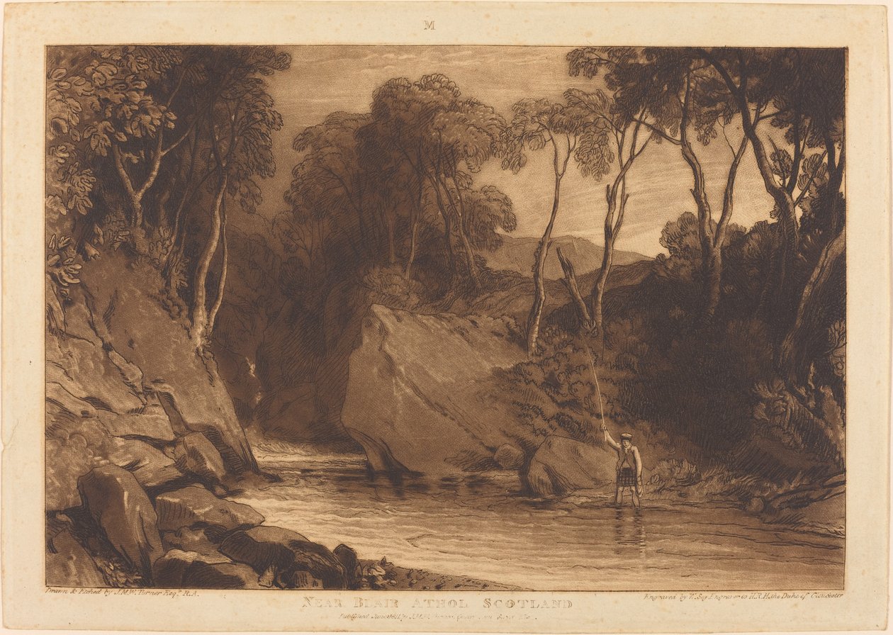 Nær Blair Athol, utgitt 1811. av Joseph Mallord William Turner