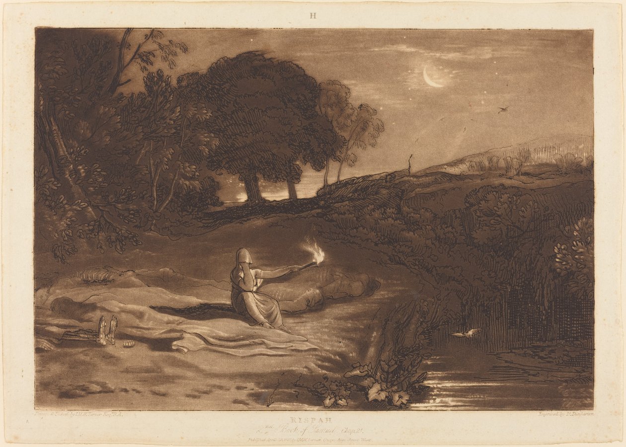 Rispah, utgitt 1812. av Joseph Mallord William Turner
