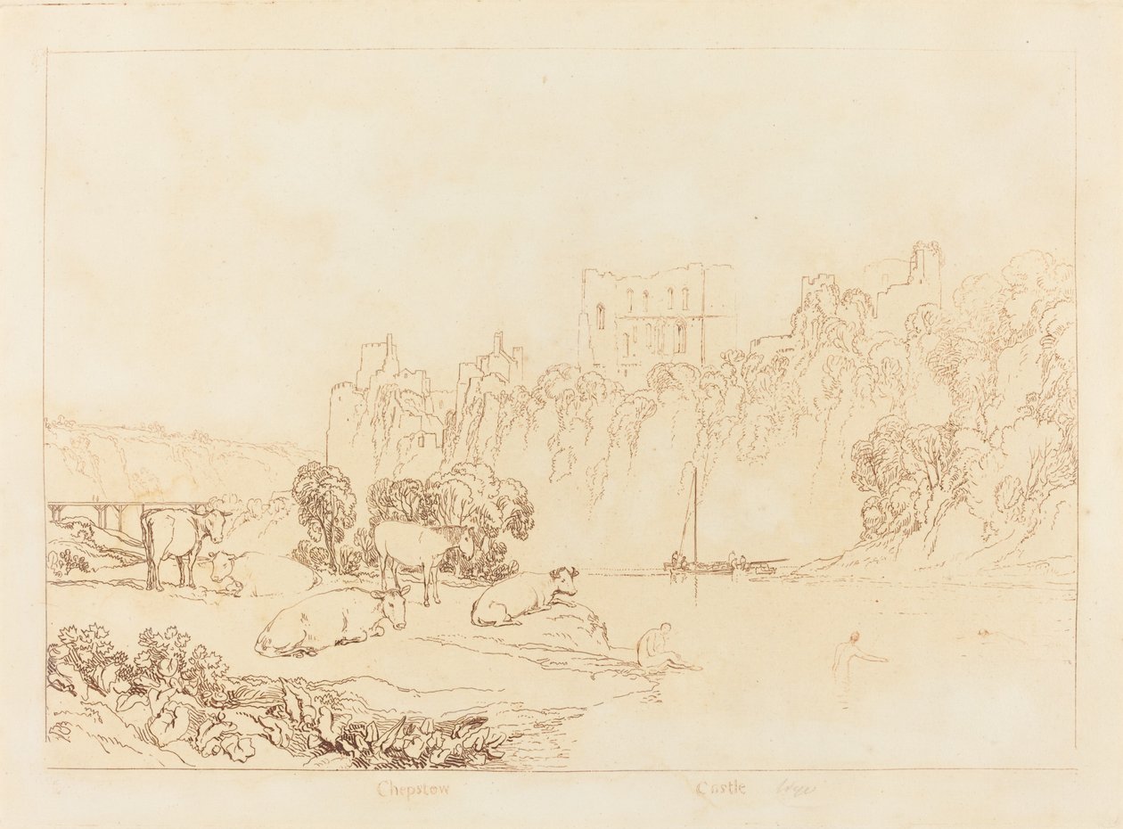 River Wye, utgitt 1812. av Joseph Mallord William Turner