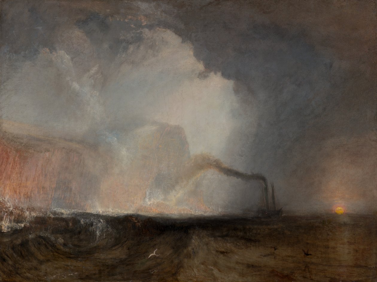 Staffa, Fingals hule, 1831 til 1832. av Joseph Mallord William Turner