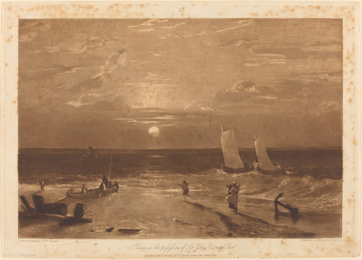 The Mildmay Sea-Piece, utgitt 1812. av Joseph Mallord William Turner