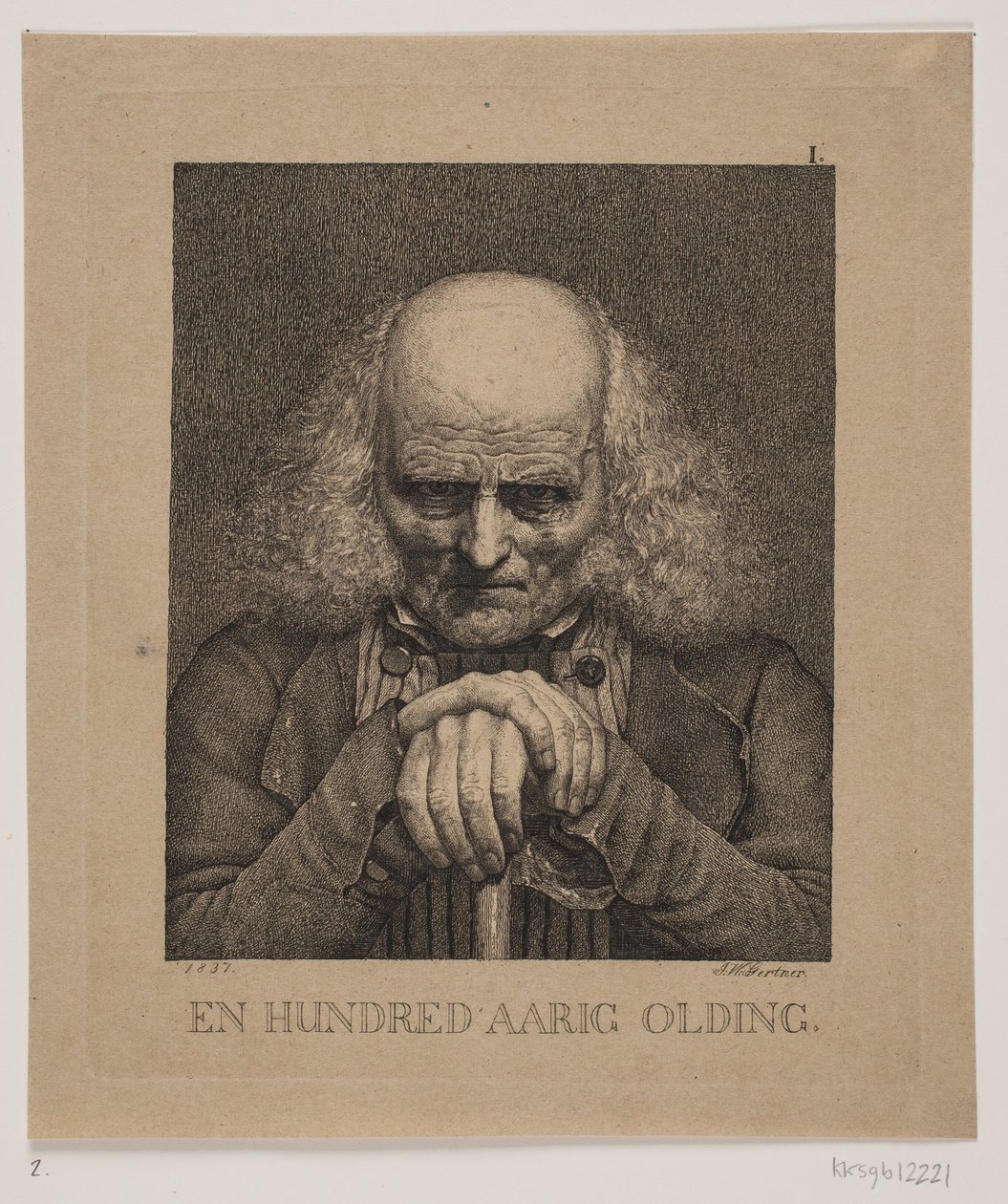 En hundreåring gammel mann av J.V. Gertner