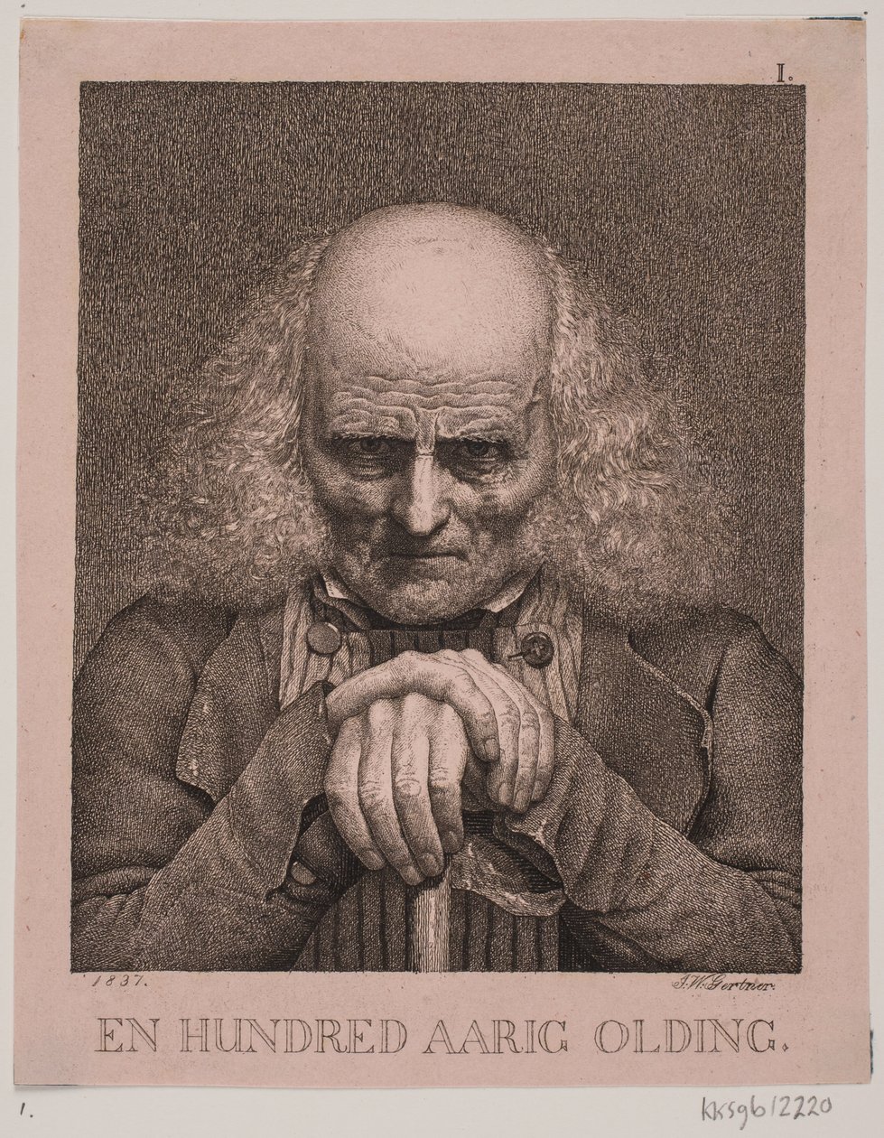 En hundreåring gammel mann av J.V. Gertner