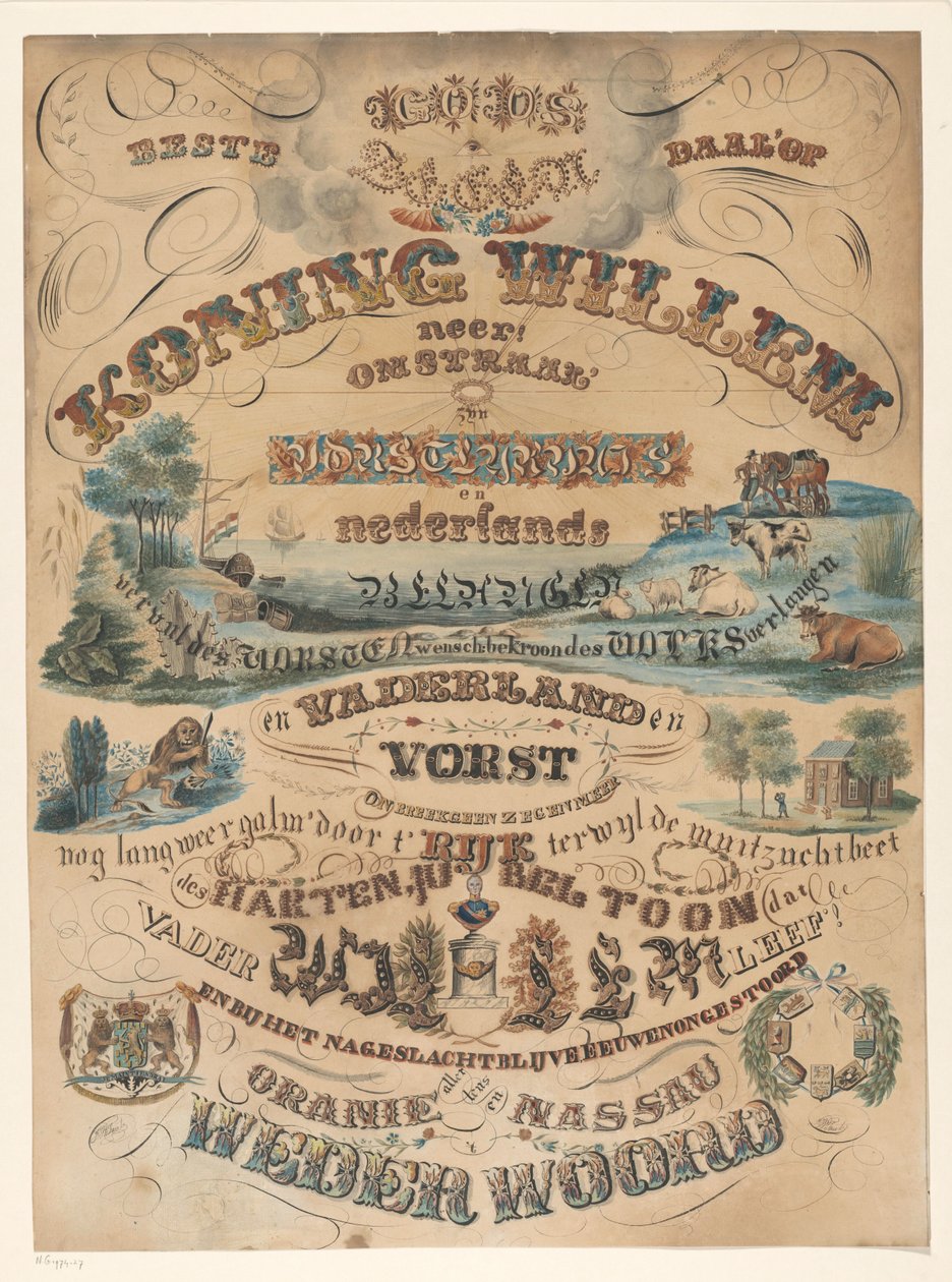 Tegning av J.W. Taute (possibly)