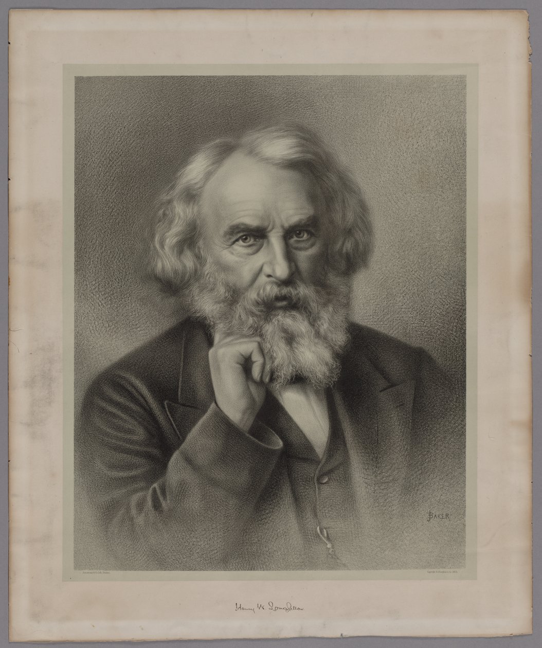 Henry Wadsworth Longfellow, 1875. av J. Baker