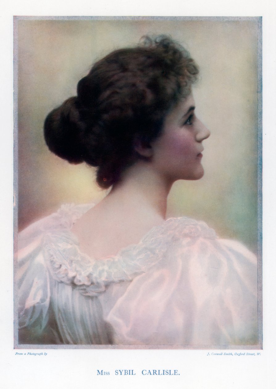 Sybil Carlisle, skuespillerinne, 1901. av J Caswall Smith