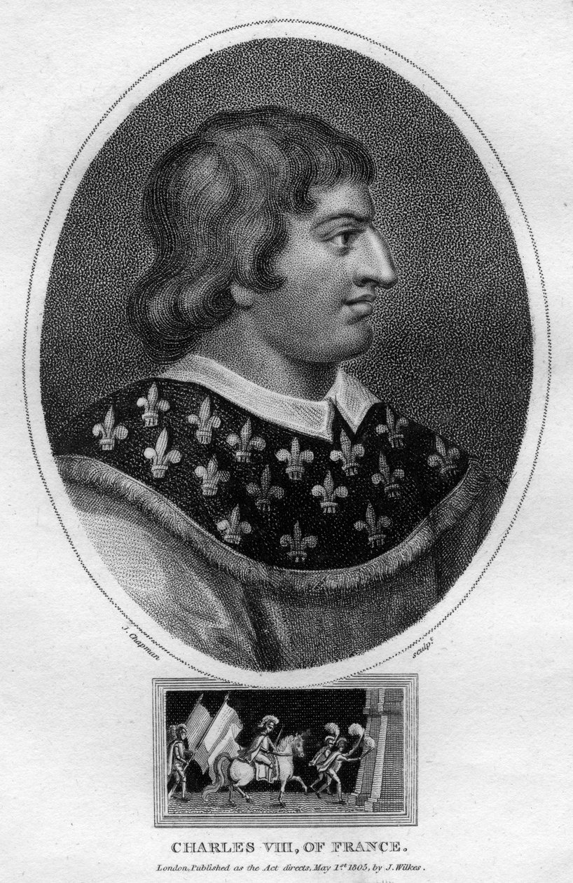 Charles VIII, konge av Frankrike, 1805. av J. Chapman