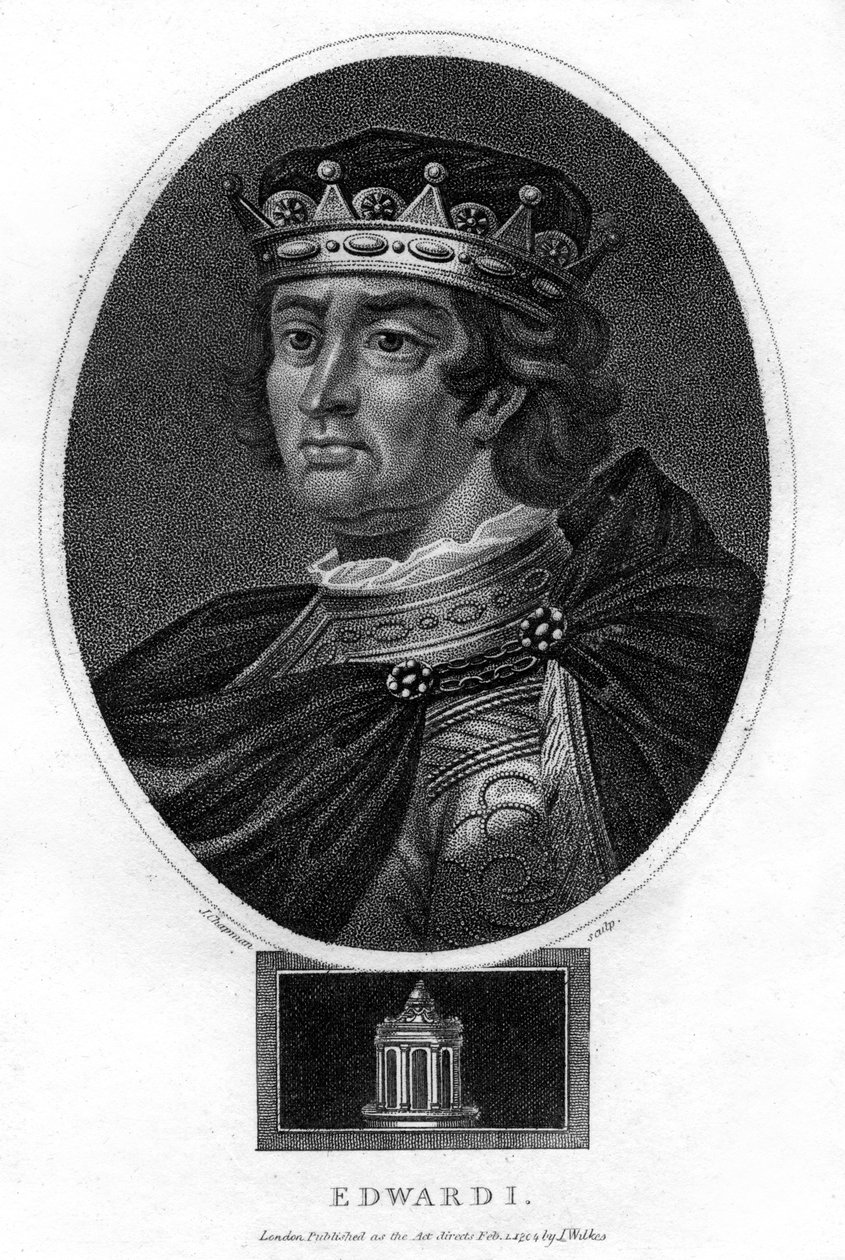 Edward I av England, 1804. av J. Chapman