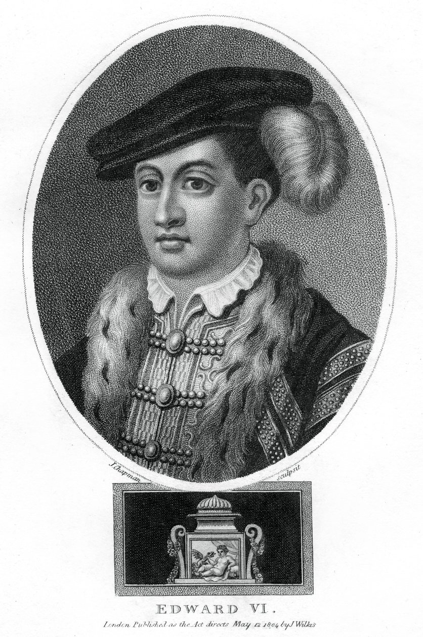 Edward VI, King of England, 1804. av J. Chapman