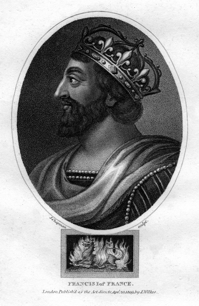 Frans I, konge av Frankrike, 1805. av J. Chapman