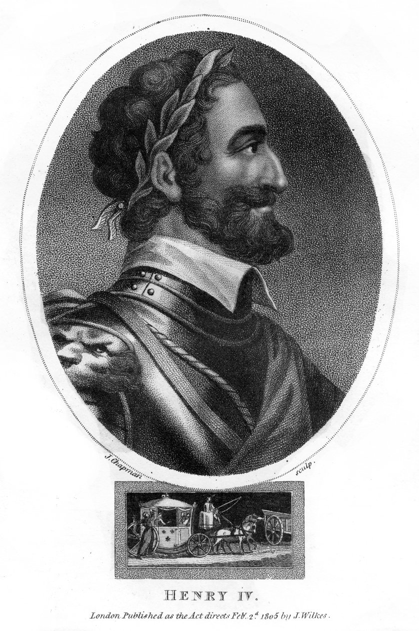 Henrik IV, konge av Frankrike, 1805. av J. Chapman