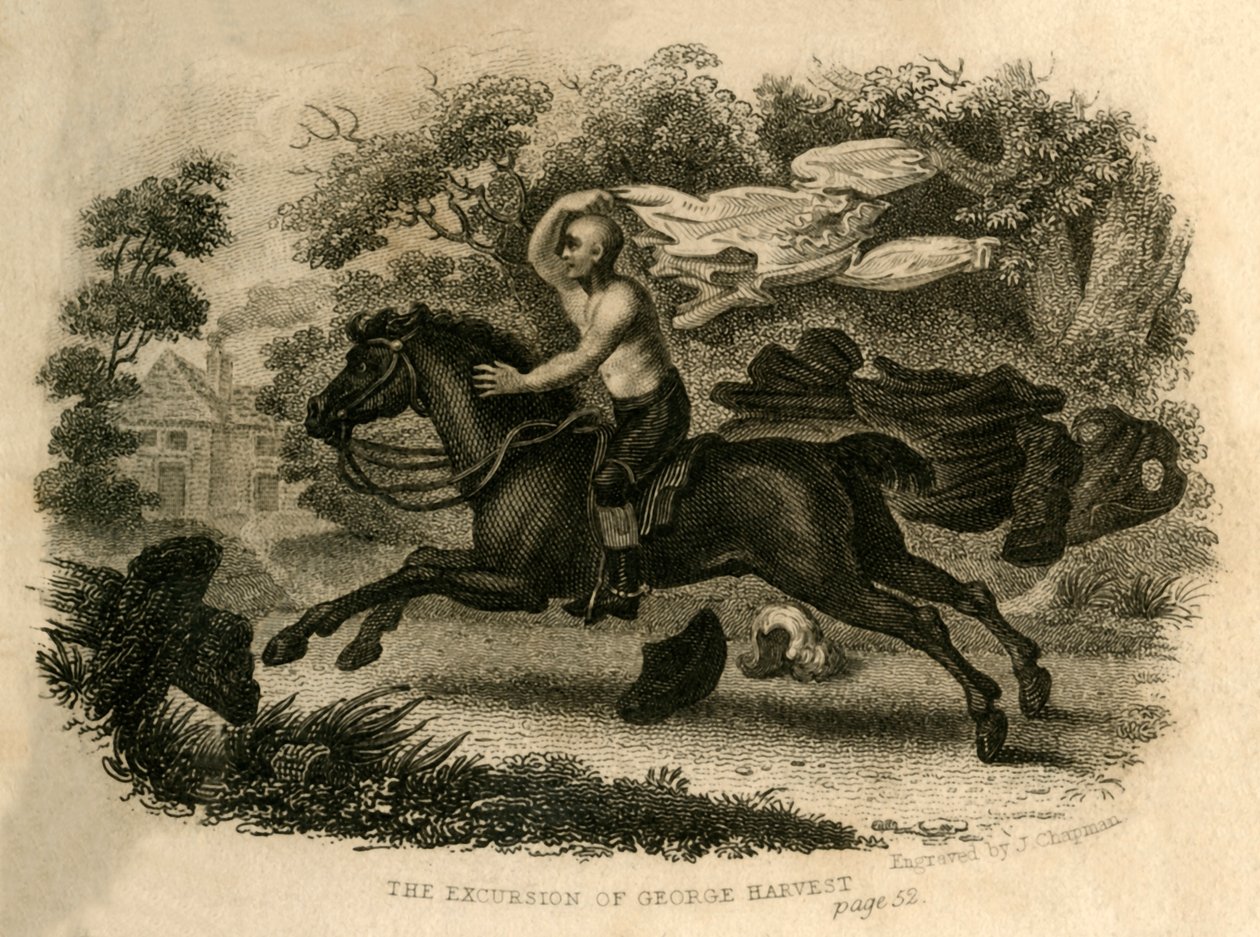 Utflukten til George Harvest, 1821. av J. Chapman