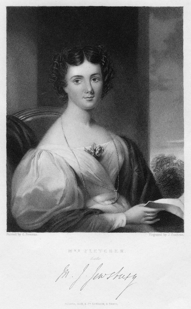 Mrs Fletcher, ca 1830-tallet. av J. Cochran