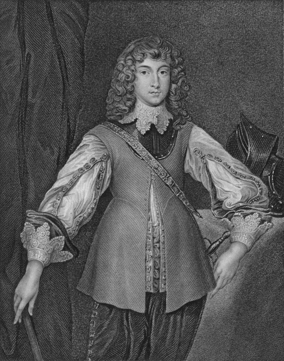 Prins Rupert, c1640, tidlig på midten av 1800-tallet. av J. Cochran