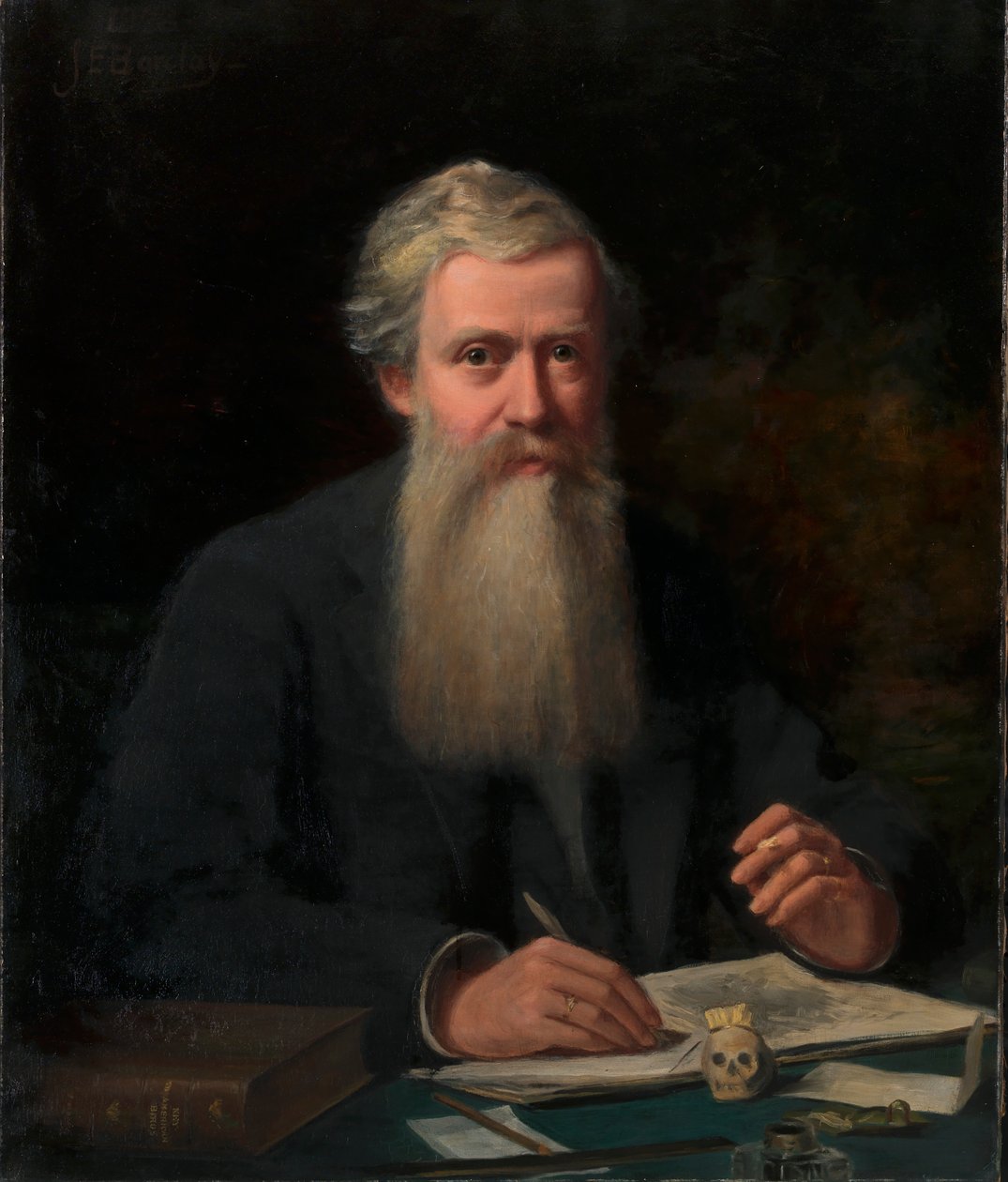 Portrett av Elliot Coues, 1898. av J. Edward Barclay