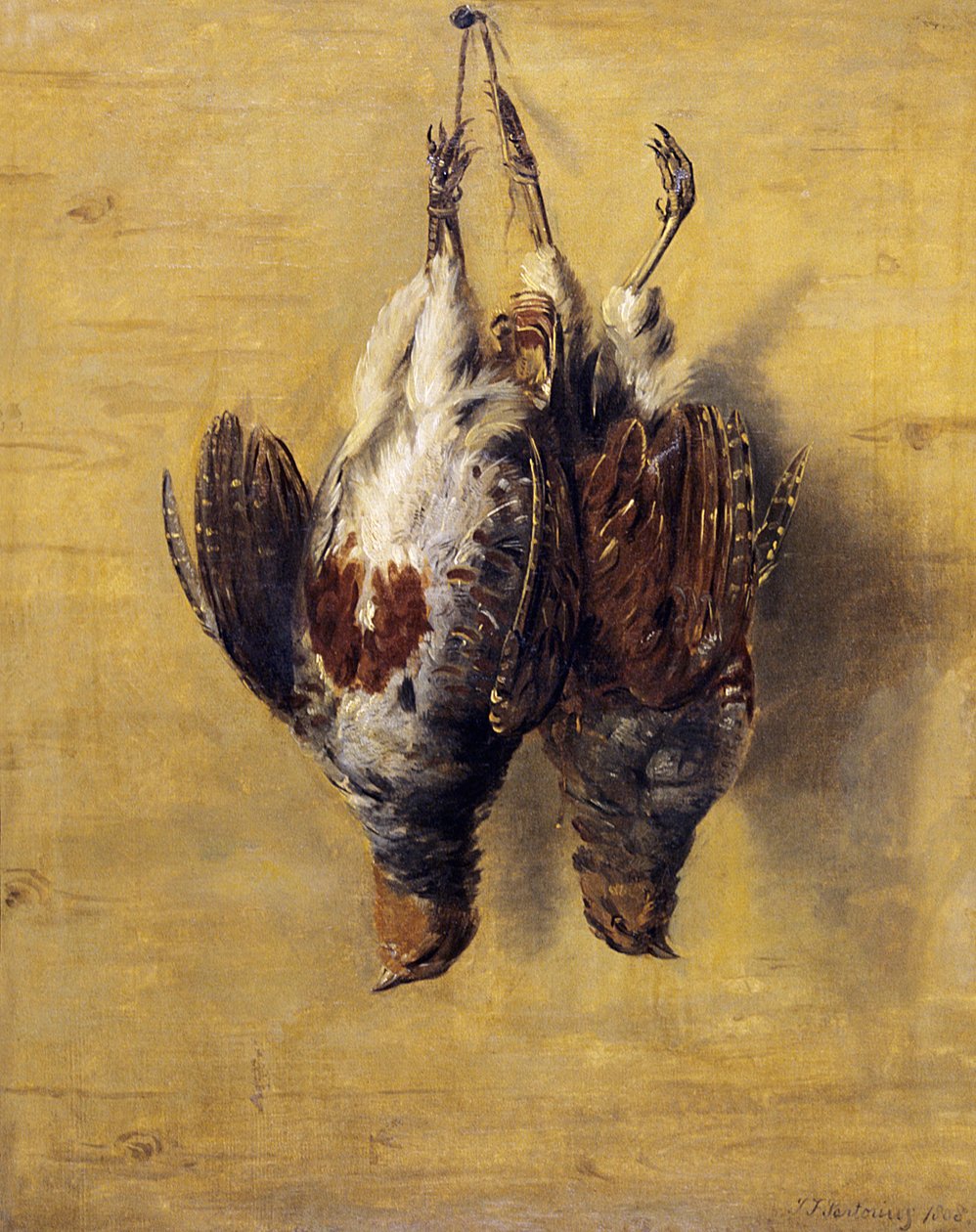 Brace of English Partridge av J. Francis Sartorius