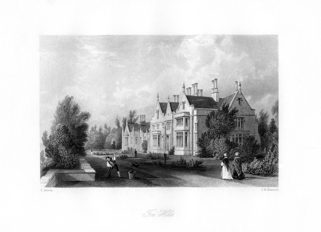 Fox Hills, Surrey, ca 1840-tallet. av J. H. Kernot
