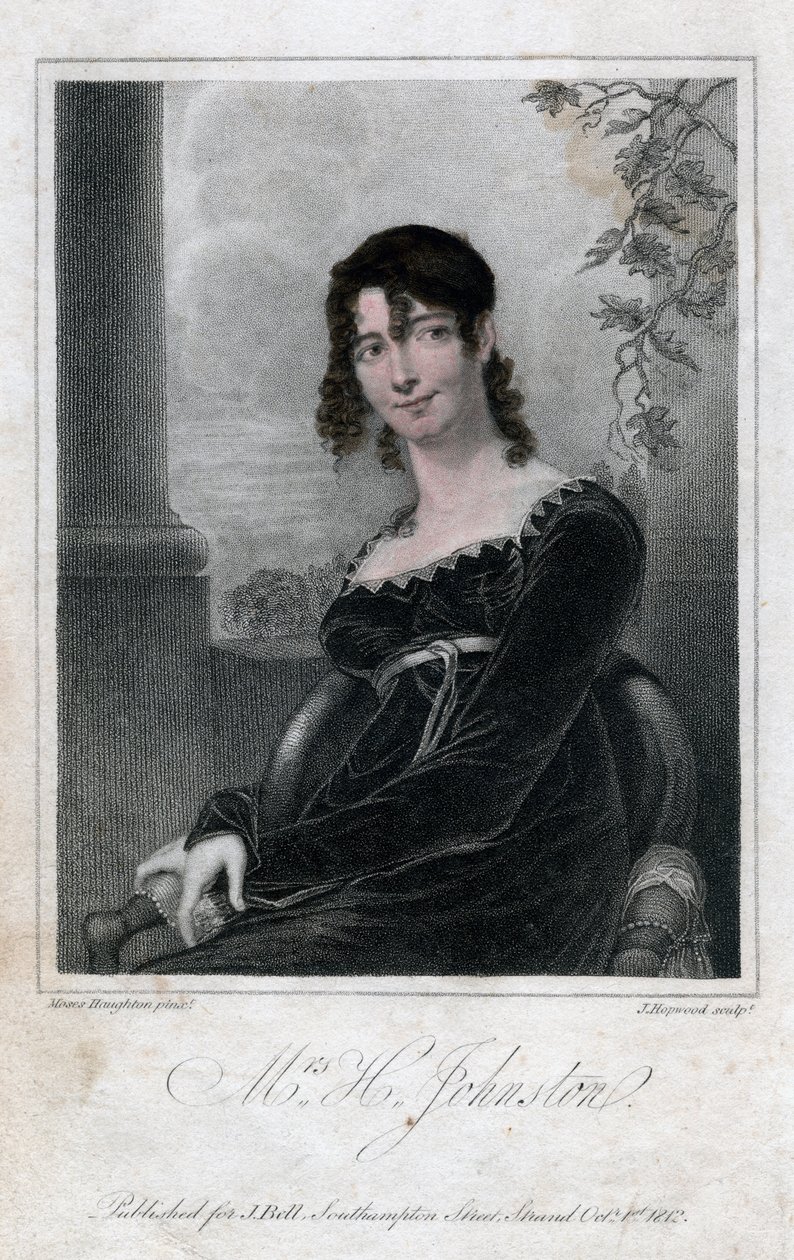 Mrs H Johnston, 1812. av J. Hopwood
