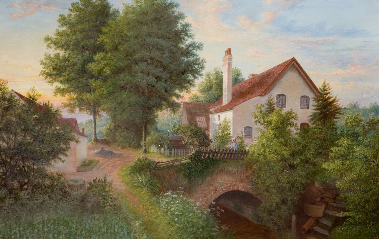 Spinner's Mill, Bournbrook, 1875. av J. Jolly