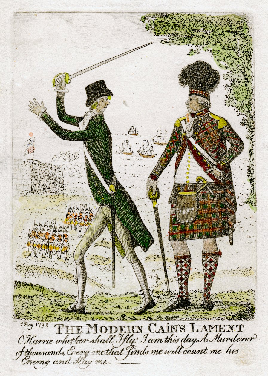 'The Modern Cains Lament', 1798. av J Kay