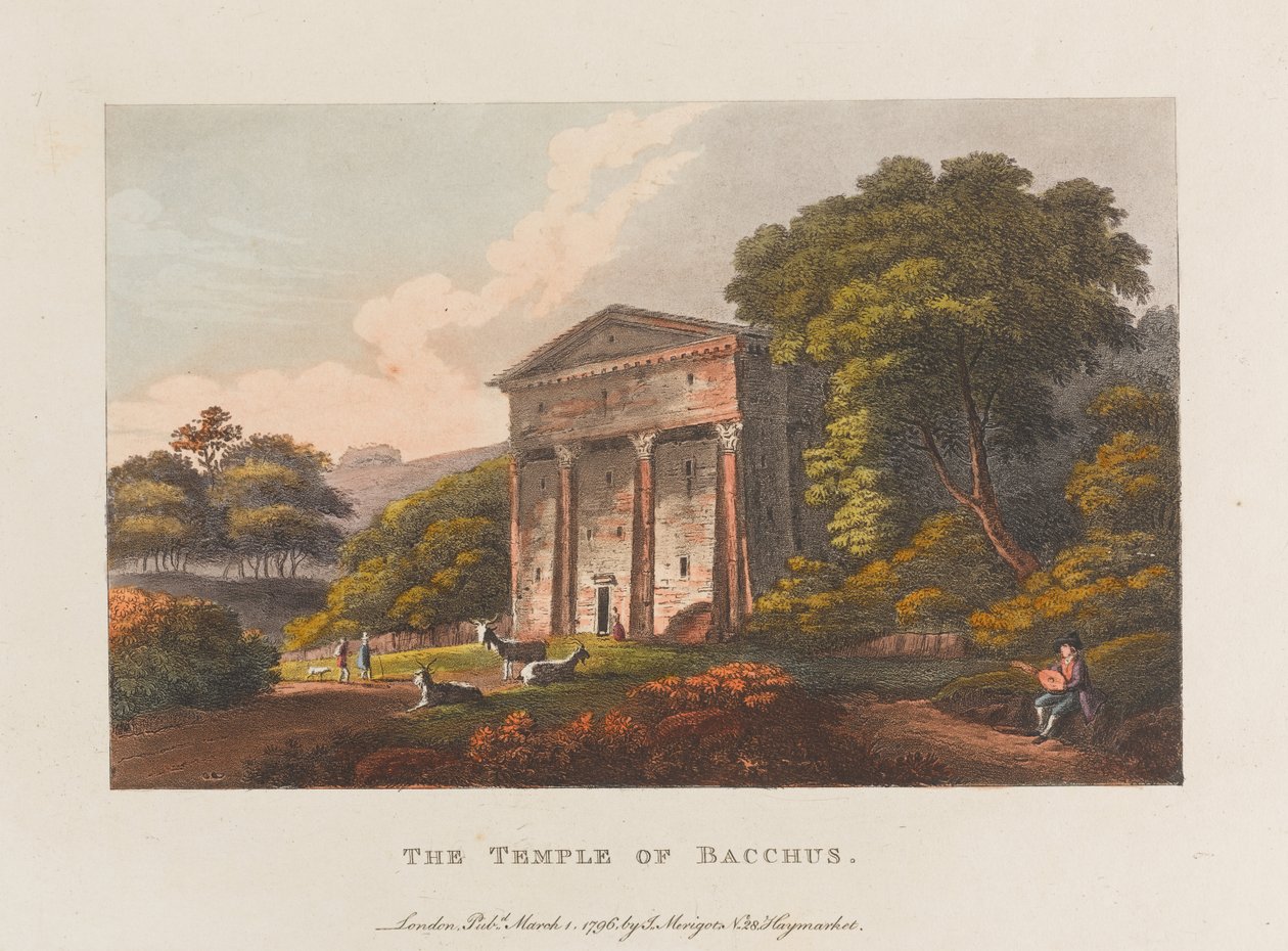 Bacchus tempel av J. Merigot