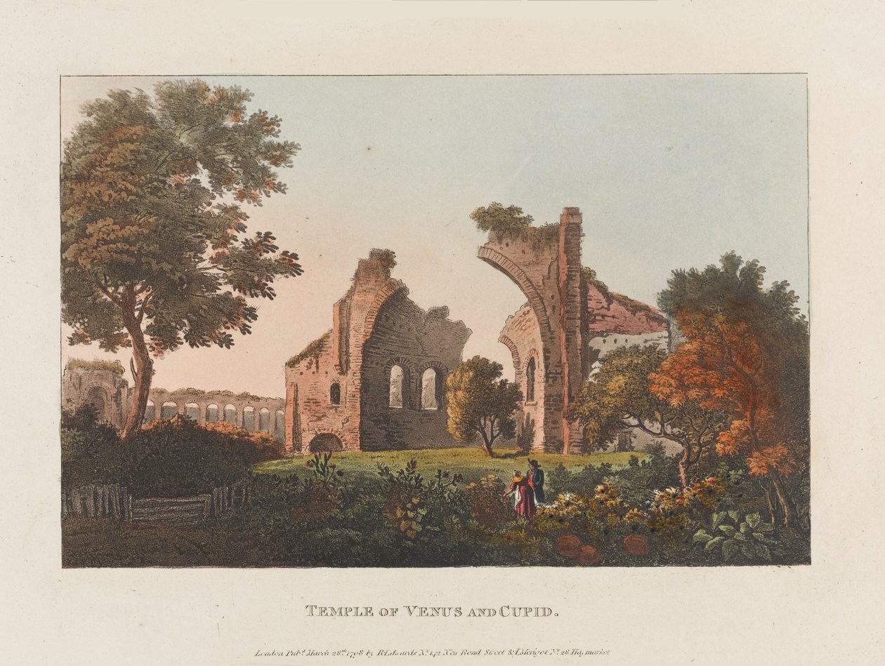 Venus og Amors tempel av J. Merigot
