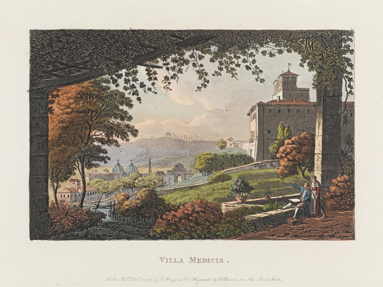 Villa Medici av J. Merigot