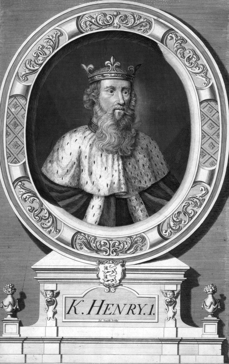 Henry I, konge av England. av J. Smith