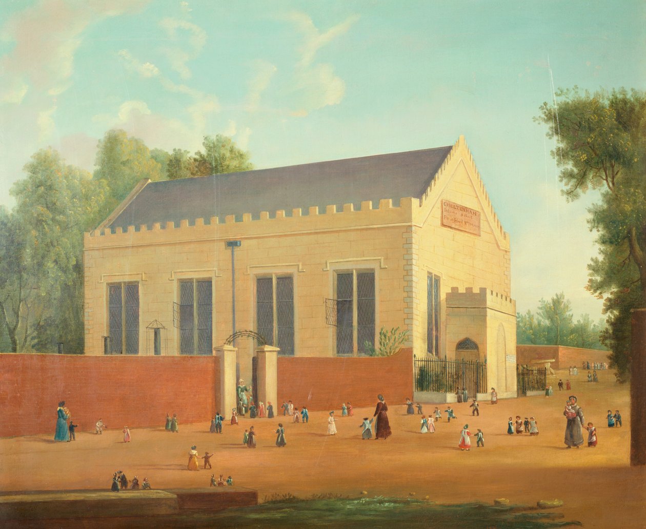 St James' Square Spedbarnsskole av J. Westall