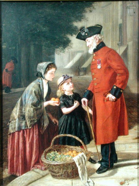 The Chelsea Pensioner (olje på lerret) av J. Wighton