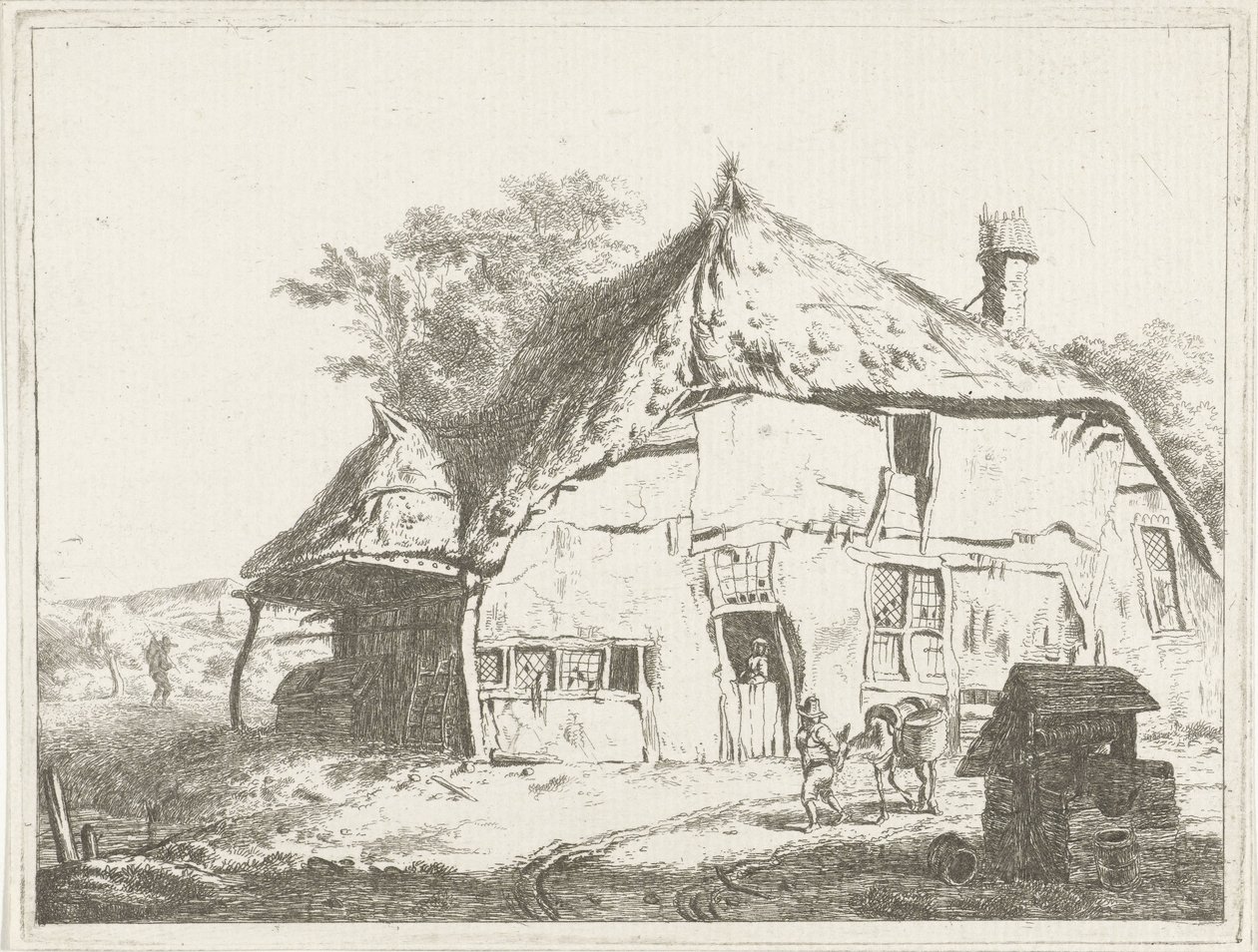 Gård ved en brønn av Jabes Heenck