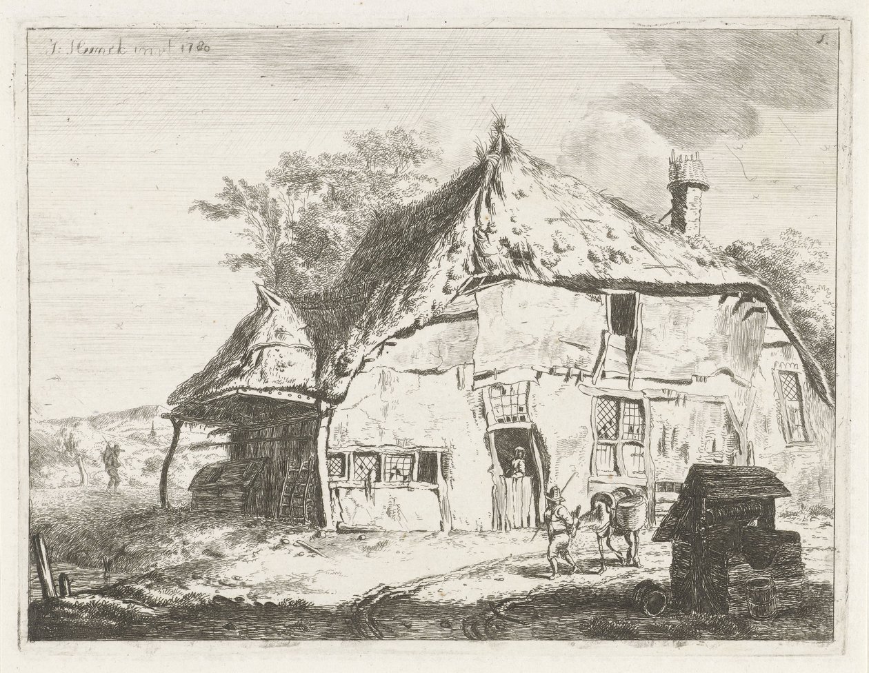 Gård ved en brønn av Jabes Heenck