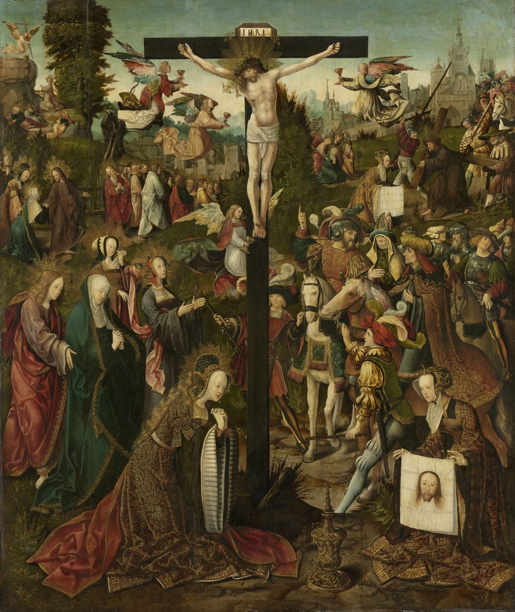 Korsfestelsen, ca. 1507-c. 1510 av Jacob Cornelisz van Oostsanen