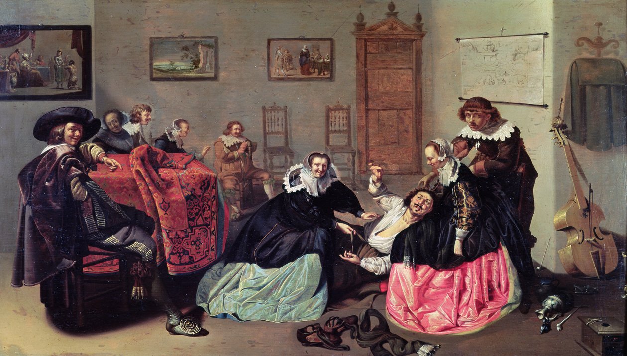 Scene Galante av Jacob Duck